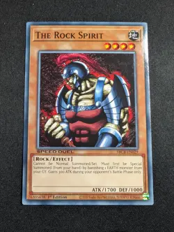 Yugioh - The Rock Spirit SBCB-EN029 1st Edition Common NM - Image 1