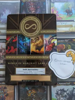 World Of Warcraft Swift Shorestrider Mount Code - Unscratched - RARE! TCG - Image 1