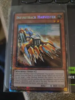 Infinitrack Harvester, Starlight Rare, Rarity Collection 5, Yugioh Card - Image 1