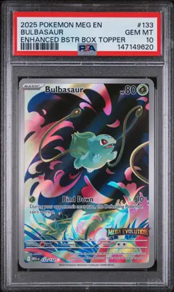 Bulbasaur (Stamped) 133/132 - Miscellaneous Cards & Products Holo (PSA 10) - Image 1