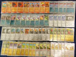 Lot of 400+ - Pokemon TCG - Reverse Holo Cards - All Penny Sleeved - NM-MT - Image 1