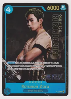 Roronoa Zoro P-056 Premium Card Collection Live Action NM One Piece TCG English - Image 1