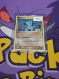 Near Mint Vintage Pokemon TCG Card 2006 Legend Maker - Machop 57/92 Holo - Image 1