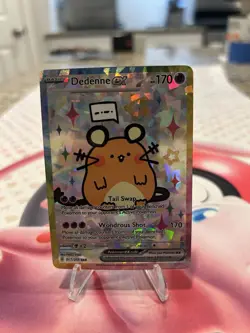 Dedenne Sparkle Cute Fan Art Card - Image 1
