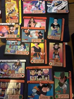 Dragon Ball Z - DBZ Carddass Hondan Part 25 - 24x Regular Cards 1995 - Bandai - Image 1