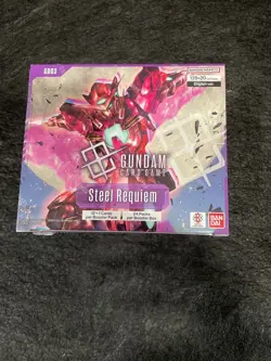 Gundam Card Game Steel Requiem Booster Box - Image 1