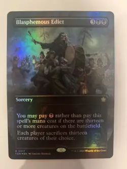 Blasphemous Edict (Borderless) Foundations Foil - Image 1