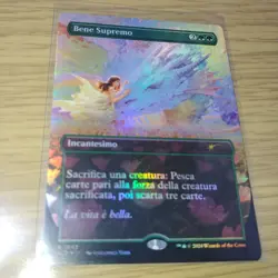 YuGiOh Bene Supremo Italian Foil Trading Card Good Condition - Image 1