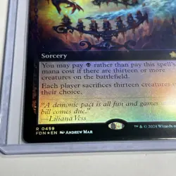 Blasphemous Edict (Extended Art) Foundations Foil NEW - Image 3