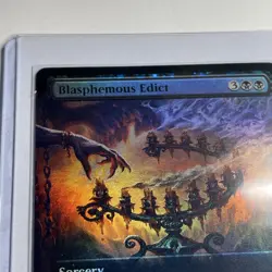 Blasphemous Edict (Extended Art) Foundations Foil NEW - Image 4
