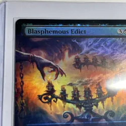 Blasphemous Edict (Extended Art) Foundations Foil NEW - Image 5