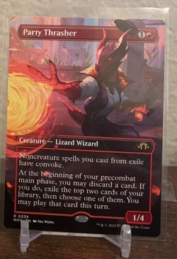 MTG - Modern Horizons 3 MH3 - Party Thrasher 0334 Borderless NM/M - Image 1