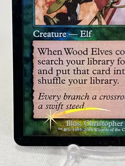 Wood Elves - 7th Edition Foil ~LP~ Magic The Gathering MTG - Image 5