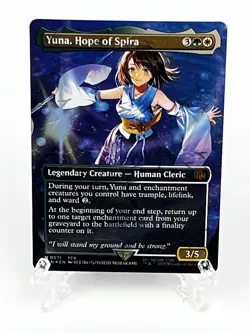 Magic MTG Yuna, Hope of Spira Final Fantasy Chocobo Track Foil NM/NP - Image 2