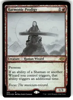 Modern Horizons 2 #352 Harmonic Prodigy (Showcase) Foil - Image 1