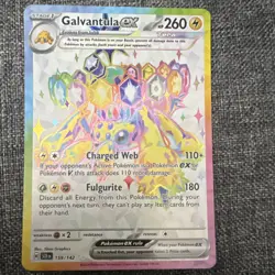 Pokemon Galvantula ex 159/142 Ultra Rare Full Art Holo Sv07 Eng 260 HP 2024 - Image 1