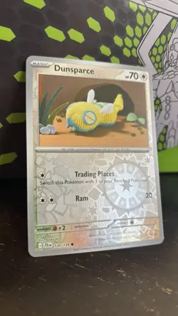 Pokemon TCG Dunsparce 120/159 Journey Together Reverse Holo NM - Image 4