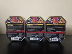 Pokemon Charizard EX Mini Tin Bundle Sealed TCG Collector Tin x3 - Image 2