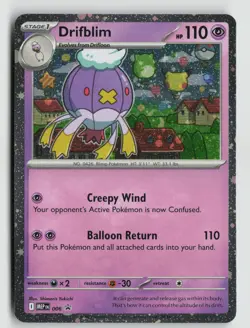 Pokemon - Drifblim - (Cosmos Holo) - 006 ME: Mega Evolution Promo - Promo - NM - Image 1