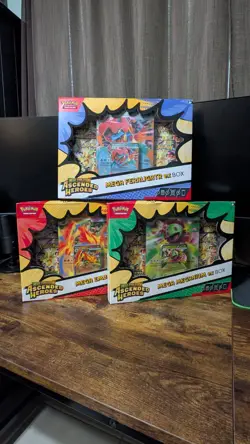 Pokemon TCG Ascended Heroes EX Box 3-Pack (Costco Exclusive Bundle) - Image 1