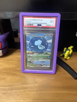 Pokemon TCG Mew EX 232/091 Sv: Paldean Fates Bubble Mew PSA 9 - Image 1