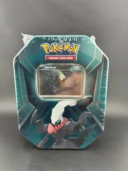 Pokemon TCG Sealed Tin Box Lot of 3 Darkrai Slaking Tyranitar English - Image 4