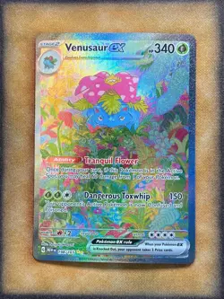 Pokemon Venusaur ex 198/165 SV Scarlet & Violet 151 Special Illustration Rare NM - Image 1