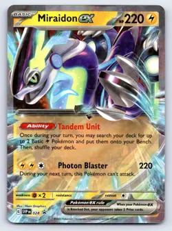 Miraidon ex 028 Holo Promo Scarlet & Violet Promo Pokemon Near Mint - Image 1