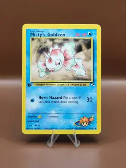 Pokemon 1st Edition Gym Heroes Misty's Goldeen Rare 30/132 💧 - Image 1