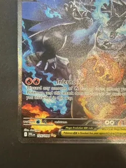 Mega Charizard X Ex 125/094 Phantasmal Flames Special Illustration Rare Pokemon - Image 5