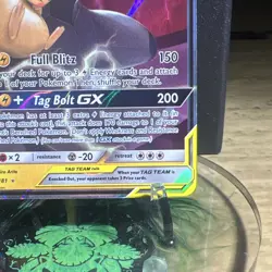 Pokemon Pikachu & Zekrom GX TAG TEAM Ultra Rare Holo 33/181 Sm-Team Up 240HP - Image 4