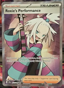 Roxies Performance 112/086 Chaos Rising Ultra Rare Full Art Pokemon TCG NM - Image 1