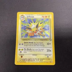 Vintage Pokemon holo Jolteon 4/64 Jungle Holo Mod play - Image 1