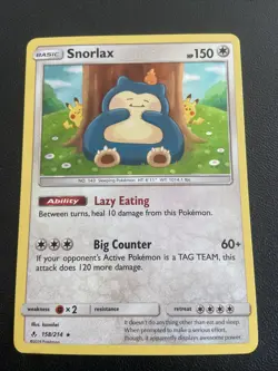 Pokemon - Snorlax - 158/214 Unbroken Bonds - Holofoil Rare - NM - Image 1