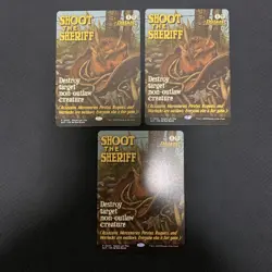 YuGiOh Shoot the Sheriff Promo Outlaws of Thunder Junction Limited - Image 1