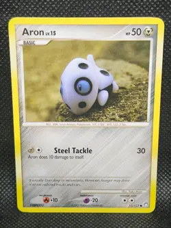 Pokemon Aron Mysterious Treasures 71/123 LP Condition - Image 3