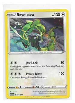 Rayquaza 14/15 - 2025 McDonalds Happy Meal Pokemon Dragon Discovery - NM - Image 1