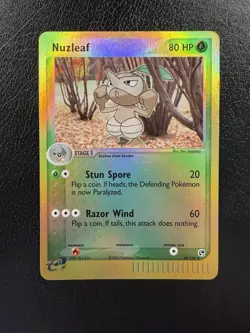 Pokemon TCG Nuzleaf Sandstorm 49/100 Reverse Holo LP - Image 1