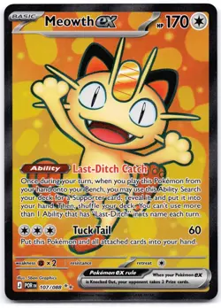 Meowth ex 107/088 Perfect Order - Image 1