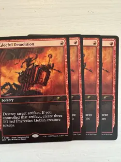 YuGiOh Upbeat Demolition Promo Single Card - Image 1