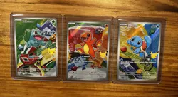 Pokemon First Partner Jumbo Kanto Starters Bulbasaur Charmander Squirtle - Image 1