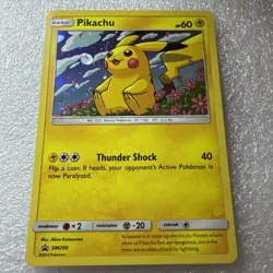 Pikachu - SM206 Holo Promo Sun & Moon Promo Pokemon TCG - Image 1