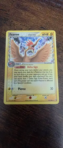 Fearow 18/100 Rare Crystal Guardians Pokemon Near Mint - Image 1