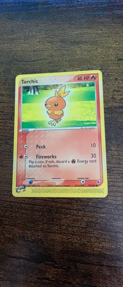 Torchic 73/109 Common Ruby & Sapphire Pokemon Lightly Played - Image 1
