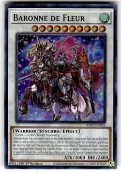 Yugioh Baronne de Fleur RA01-EN034 Super Rare 1st Ed NM - Image 1