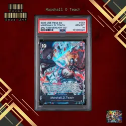 🏴󠁧󠁢󠁥󠁮󠁧󠁿 MARSHALL D TEACH PSA 10 - 2ND ANNIVERSARY SET OP09-093 One Piece - Image 1