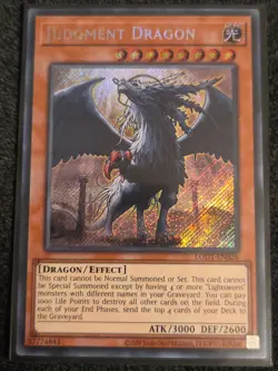 Yugioh: Judgment Dragon - Secret Rare - LODT-EN026 - Near Mint 2024 Reprint - Image 1