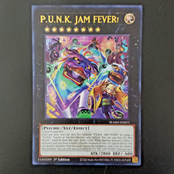 P.U.N.K. Jam Fever! BLMM-EN051 Emblazoned Ultra Rare 1st Edition Yugioh Card NM - Image 1