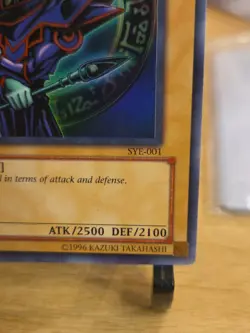 Yugioh 1st Edition - Dark Magician Holo Rare SYE-001 - LP Condition - Image 3