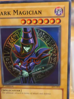 Yugioh 1st Edition - Dark Magician Holo Rare SYE-001 - LP Condition - Image 4